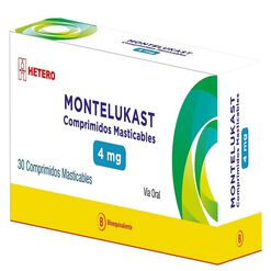 Montelukast 4 mg x 30 Comprimidos Masticables SEVEN PHARMA CHILE SPA
