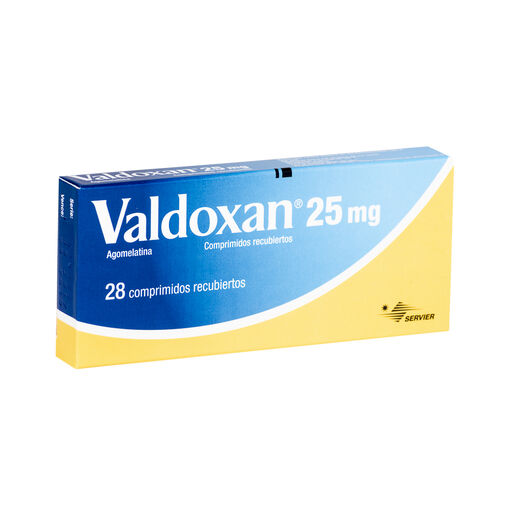 Valdoxan 25 mg x 28 Comprimidos Recubiertos, , large image number 0