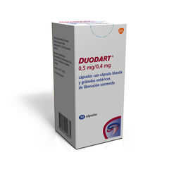 Duodart 0,5 mg / 0,4 mg x 30 Capsulas Blandas Con Granulos Entericos De Liberacion Sostenida