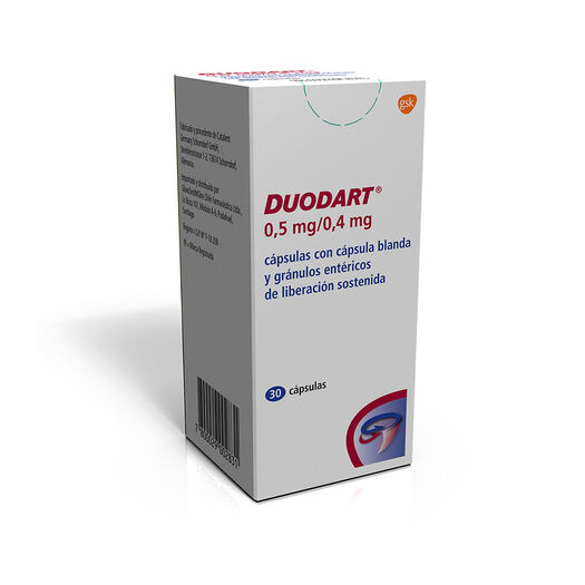 Duodart 0,5 mg / 0,4 mg x 30 Capsulas Blandas Con Granulos Entericos De Liberacion Sostenida, , large image number 0