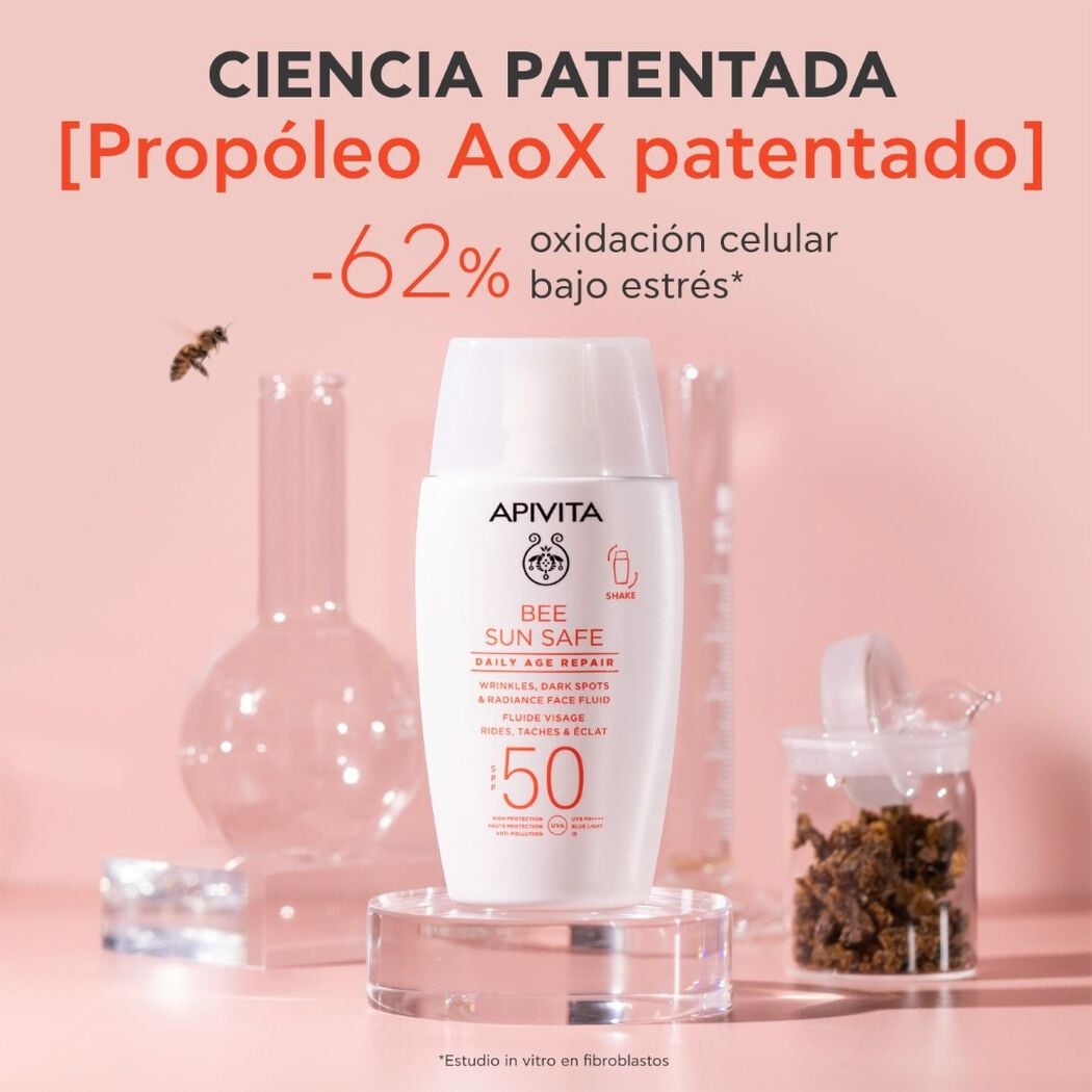 Protector solar Apivita Bee Sun Safe Daily Age Repair FPS50+ 50 ml, , large image number 4