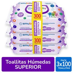 Toallas Húmedas Emubaby Superior 300 un