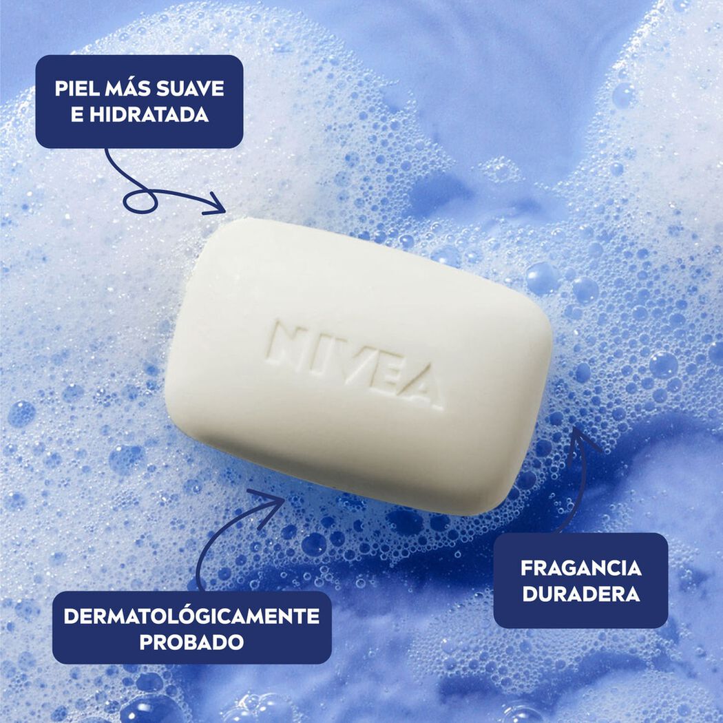 Jab&oacute;n Nivea Creme Care 3X125 Gr, , large image number 1