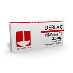 Deblax 2,5 mg x 1 Capsulas Blandas