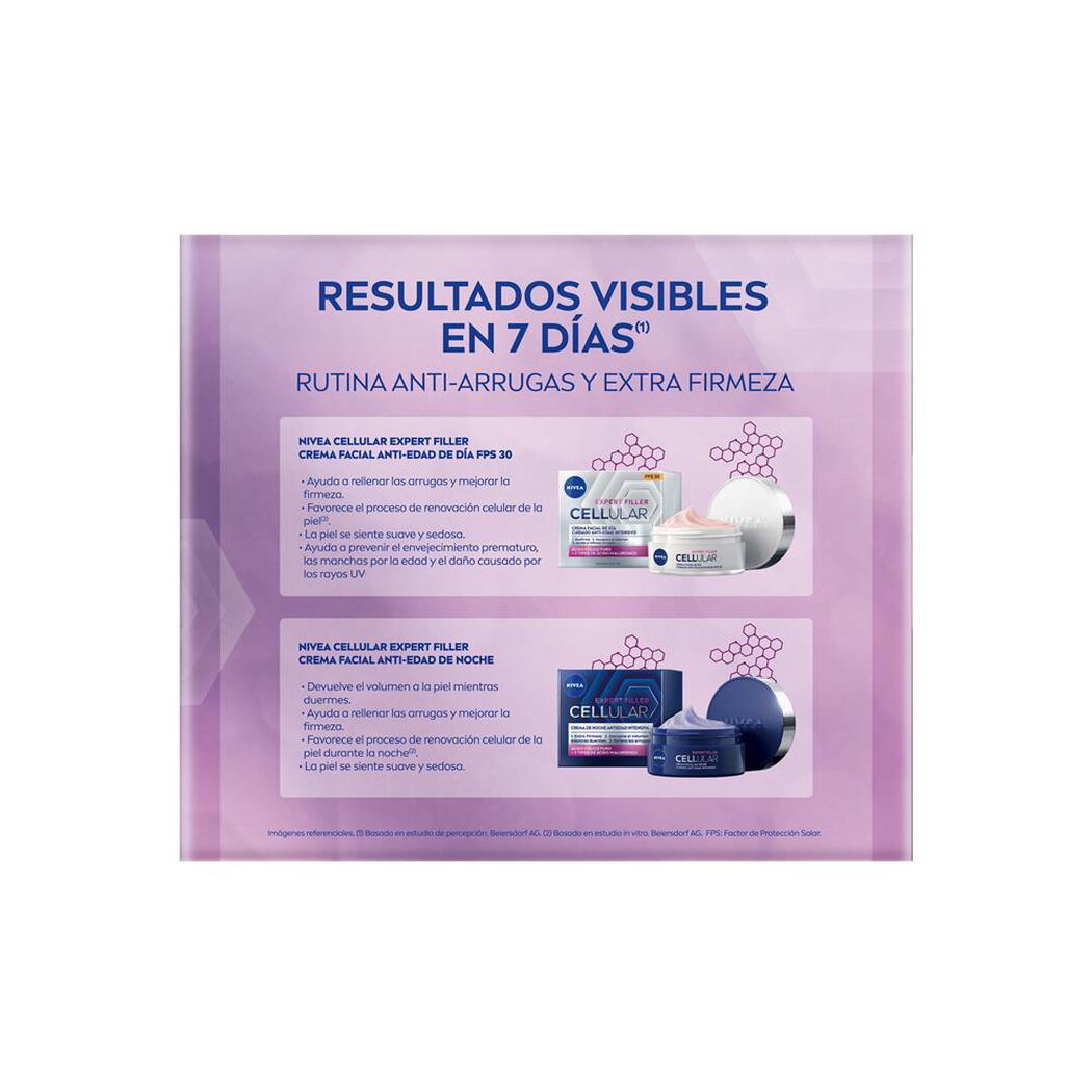 NIVEA Pack Cellular Expert Filler Crema Día 50ml + Crema Noche 50ml, , large image number 3