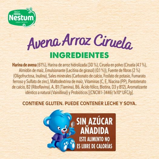 Cereal Infantil Nestum Avena Arroz Ciruela 270 g, , large image number 4