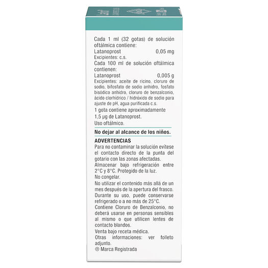 Latof 0,005 % x 2,5 mL Solución Oftalmica, , large image number 1