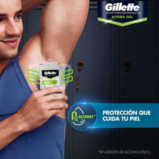 Desodorante Gel GilletA/S Aloe Vera 82 Gr, , large image number 3