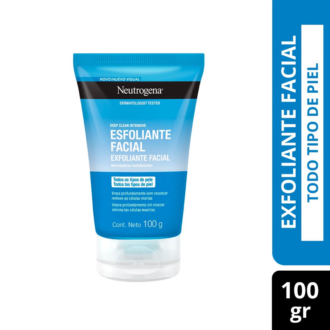 Espuma Facial Exfoliante Neutrogena Deep Clean 100gr, , large image number 0