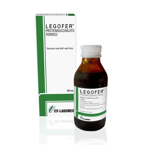 Legofer 800 mg/15 ml x 120 ml Solución Oral, , large image number 0