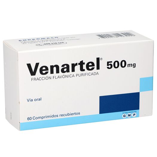 Ventartel 500 mg x 60 Comprimidos Recubiertos, , large image number 0