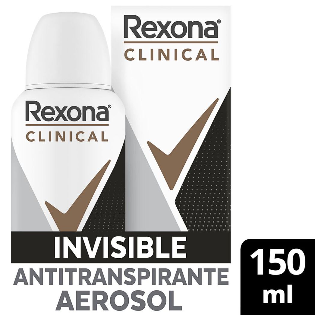 Rexona Clinical Desodorante en aereosol Invisible Woman 150m, , large image number 0