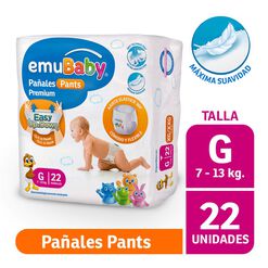Pañal pants Emubaby G 22un