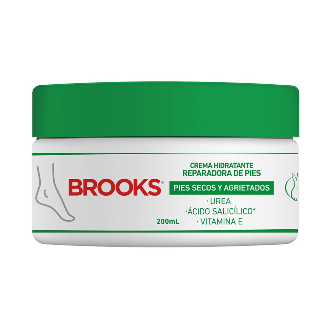 Crema Brooks Hidratante Pies Secos y Agrietados 200 mL, , large image number 0