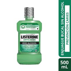 Enjuage Bucal Listerine Anticarie sabor Menta 500ml