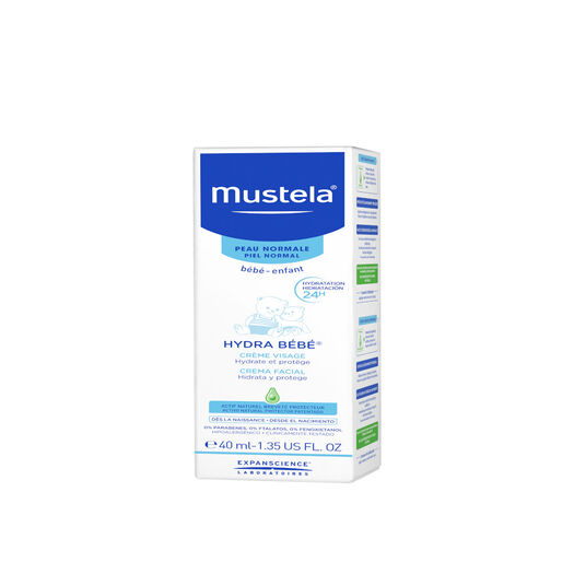 Mustela Crema Facial Hydra Bebe x 40 mL, , large image number 0