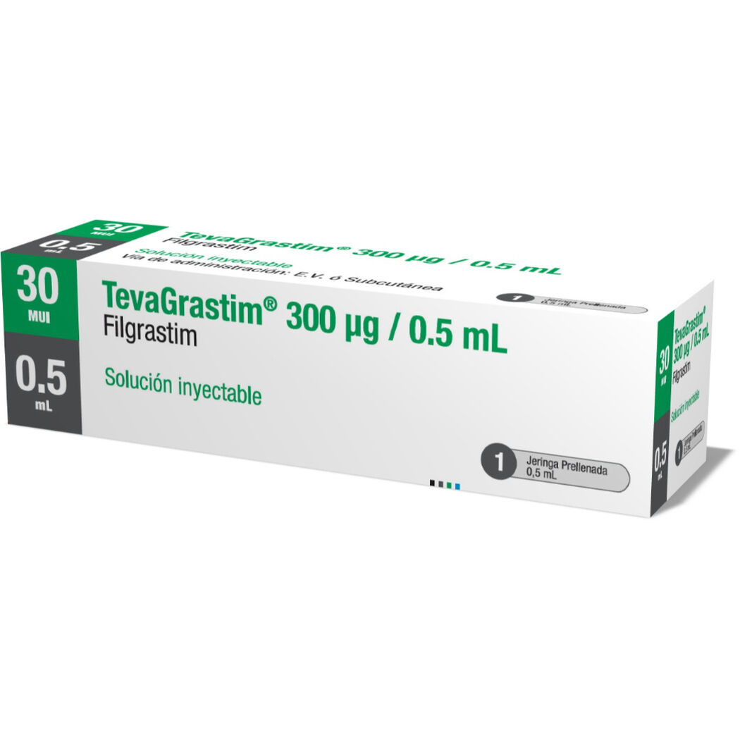Tevagrastim 300 mcg x 1 jeringa prellenada, , large image number 0