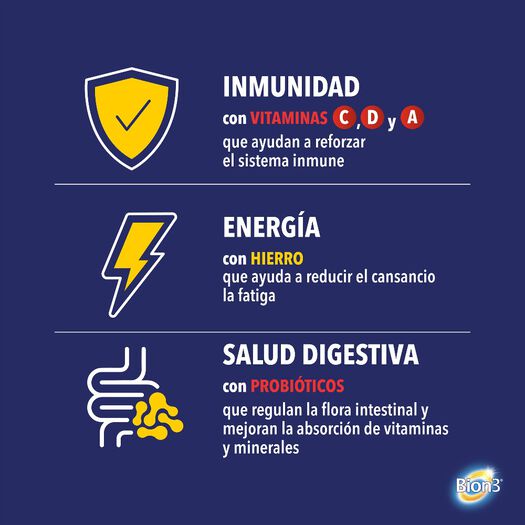 Multivitamínico con Minerales y Probióticos Bion3 30 Comprimidos Recubiertos, , large image number 3