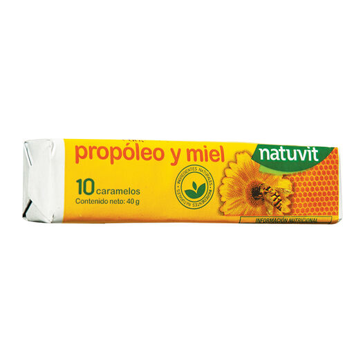 Natuvit Caramelo Propoleo x 10 Comprimidos, , large image number 0