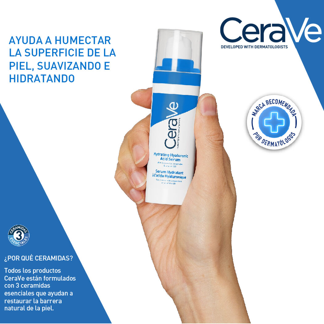 Serum Cerave Hidratante Ácido Hialurónico 30 mL, , large image number 1