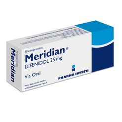 Meridian 25 mg x 10 Comprimidos