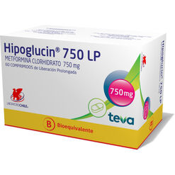 Hipoglucin LP 750 mg x 60 Comprimidos de Liberación Prolongada