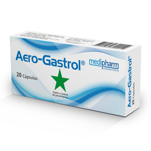 Aero Gastrol x 20 Capsulas, , large image number 0