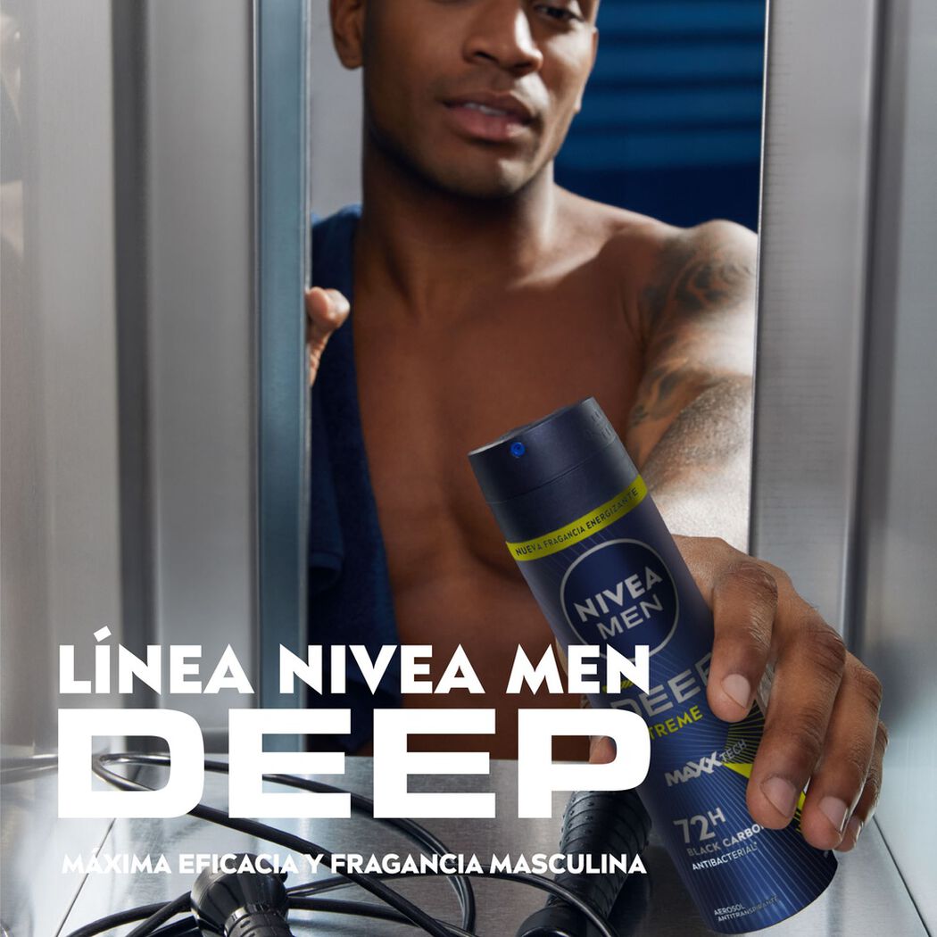 Desodorante en Spray Nivea Men Deep Extreme 150 ml, , large image number 3