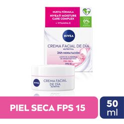 CREMA FACIAL HIDRATANTE INTENSIVA NIVEA DIA FPS15 PIEL SECA 50ML