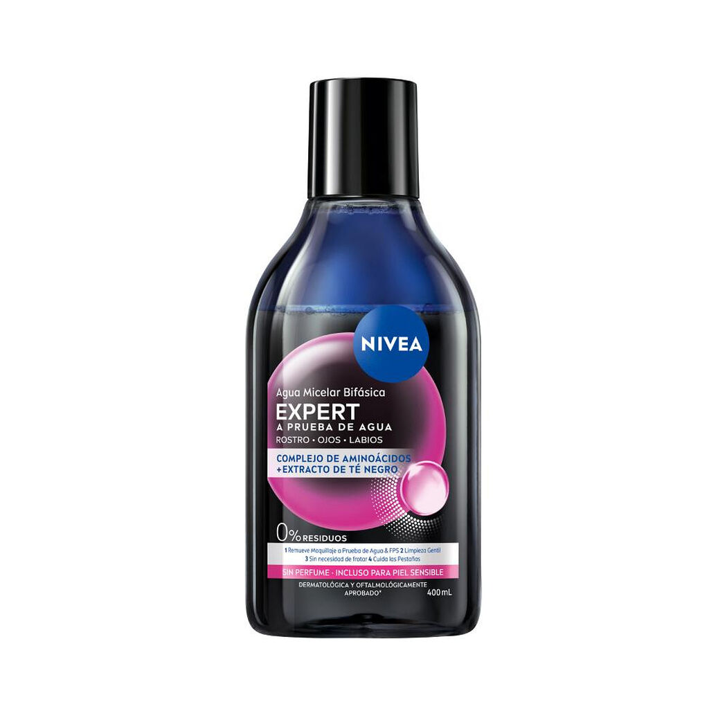 Agua Micelar Nivea Facial 3 en 1 Expert 400 ml, , large image number 1