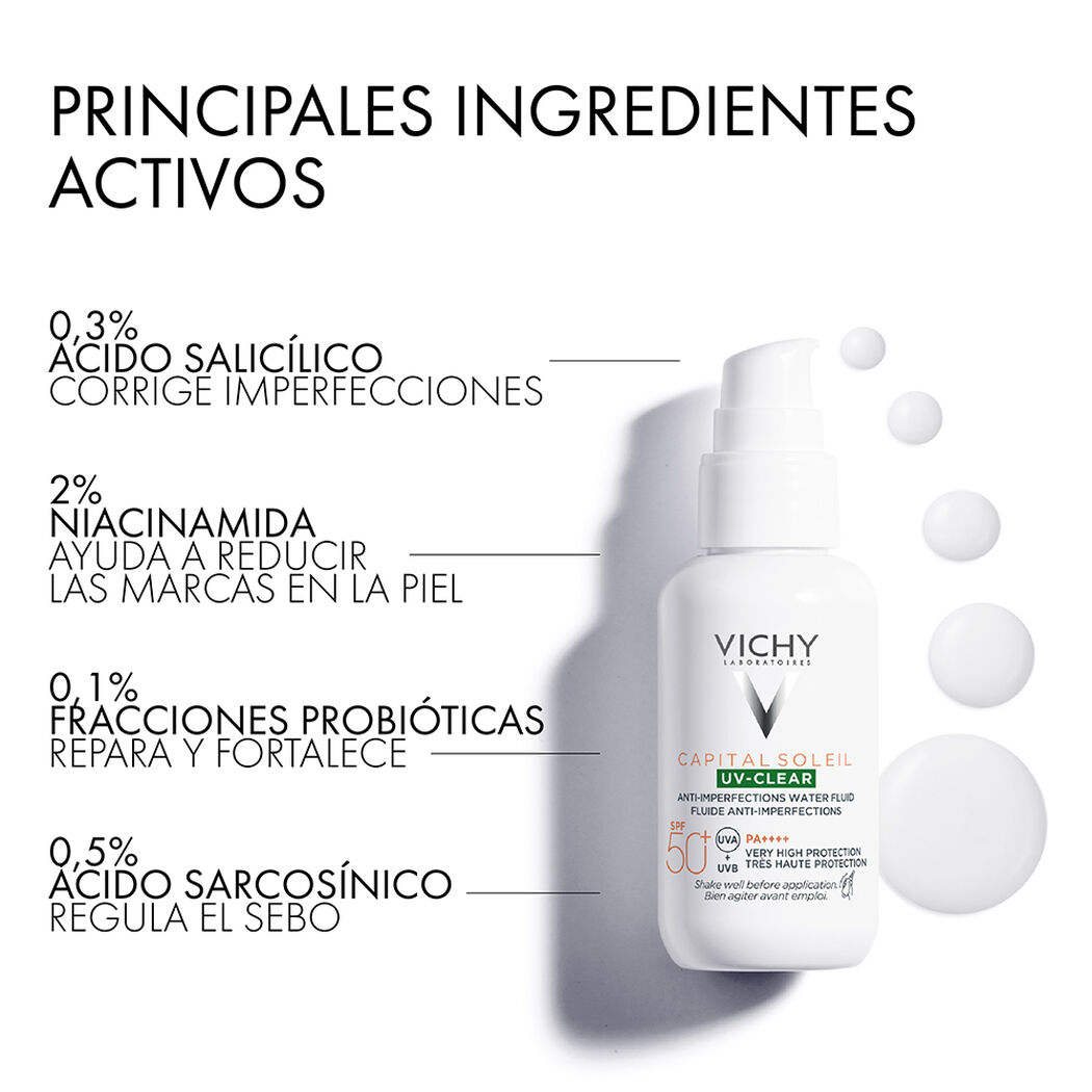 Protector Solar Vichy Capital Soleil UV Clear 40 mL, , large image number 1