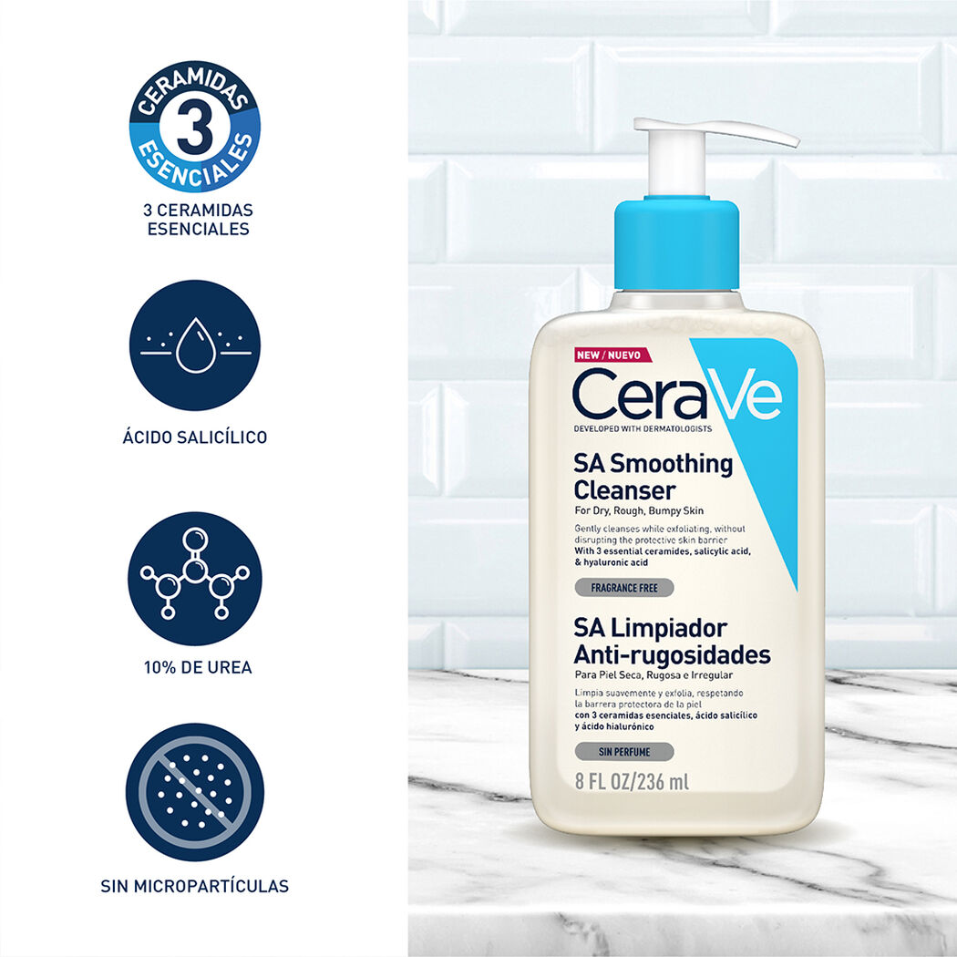 Limpiador Cerave Anti Rugosidad Sa 473 mL, , large image number 3