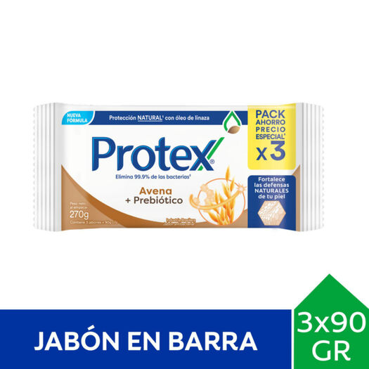 Jabón De Tocador Avena 90 G 3 U, , large image number 0