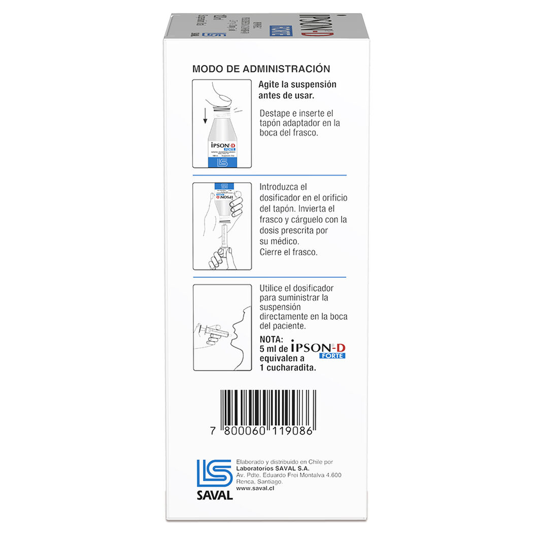 Ipson-D Forte x 120 mL Suspensión Oral, , large image number 2