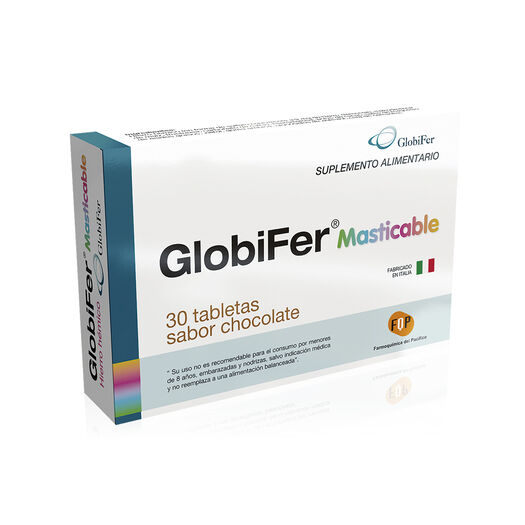 Globifer x 30 Comprimidos Masticables, , large image number 0