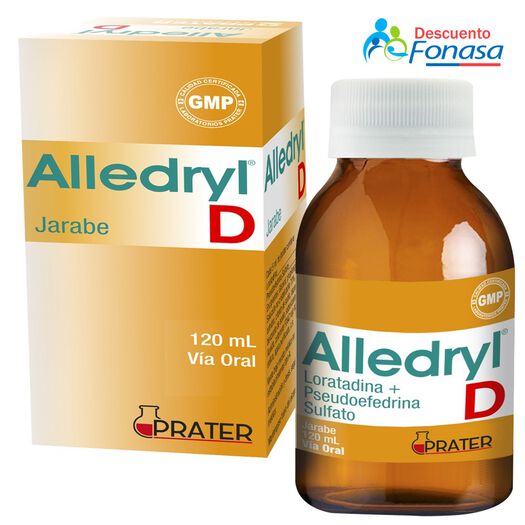 Alledryl D  x 120 mL Jarabe, , large image number 0