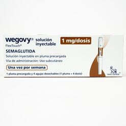 Wegovy Semaglutida 1mg/dosis Inyectable 1 Pluma Prellenada