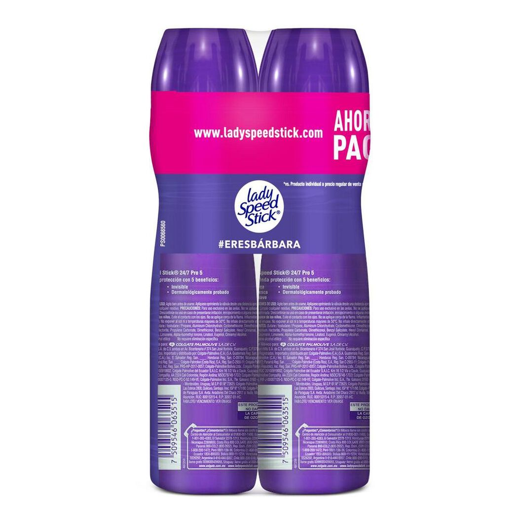 Desodorante en Spray Lady Speed Stick Pro 5 91 g  2U, , large image number 1