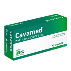 Cavamed 5 mg x 30 Comprimidos
