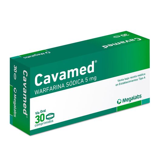 Cavamed 5 mg x 30 Comprimidos, , large image number 0
