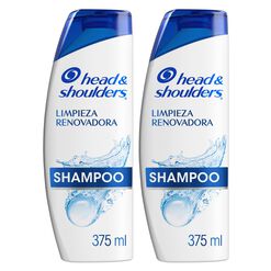 Shampoo Head & Shoulders Limpieza Renovadora 375 mL 2 un