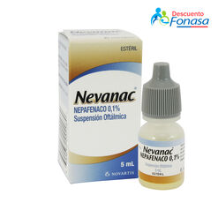 Nevanac 0,1 % x 5 mL Suspensión Oftálmica
