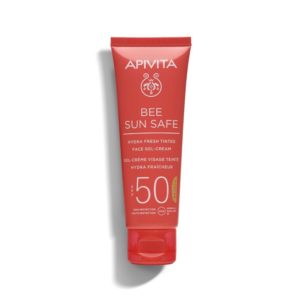 Protector Solar Apivita Bee Sun Safe Hydra Fresh SPF50 con Color 50 mL, , large image number 0
