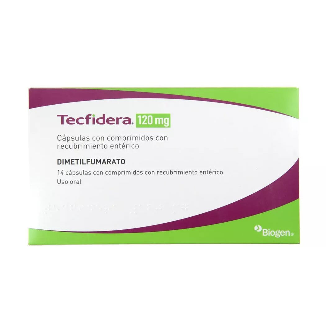 Tecfidera 120 mg 14 c&aacute;psulas, , large image number 0