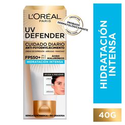 Loreal Crema UV Defender Hidratacion Intensa FPS50+ x 40 g