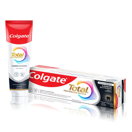 Pasta Dental Colgate Total 12 Charcoal 75Ml, , large image number 1