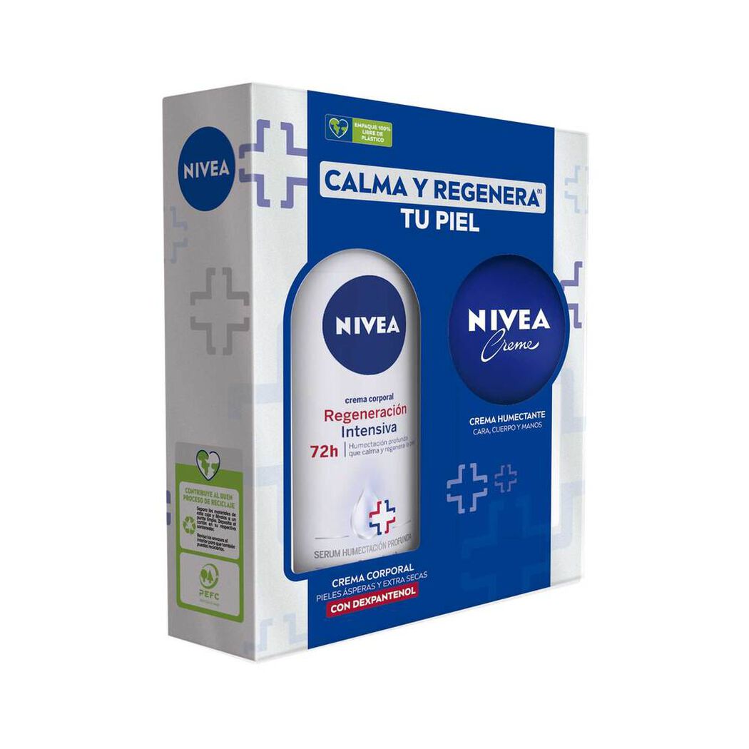 Pack Nivea Reg Intens 400Ml+Creme 60Ml, , large image number 0