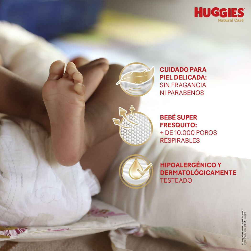 Pa&ntilde;ales Huggies Natural Care XXXG 48 Un, , large image number 2