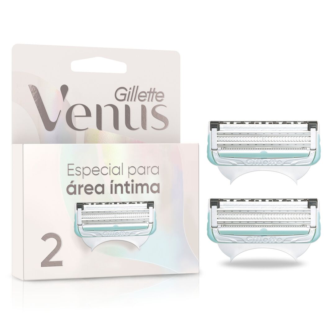 Repuesto M&aacute;quina de Afeitar Gillette Venus &Iacute;ntima 2 un, , large image number 0