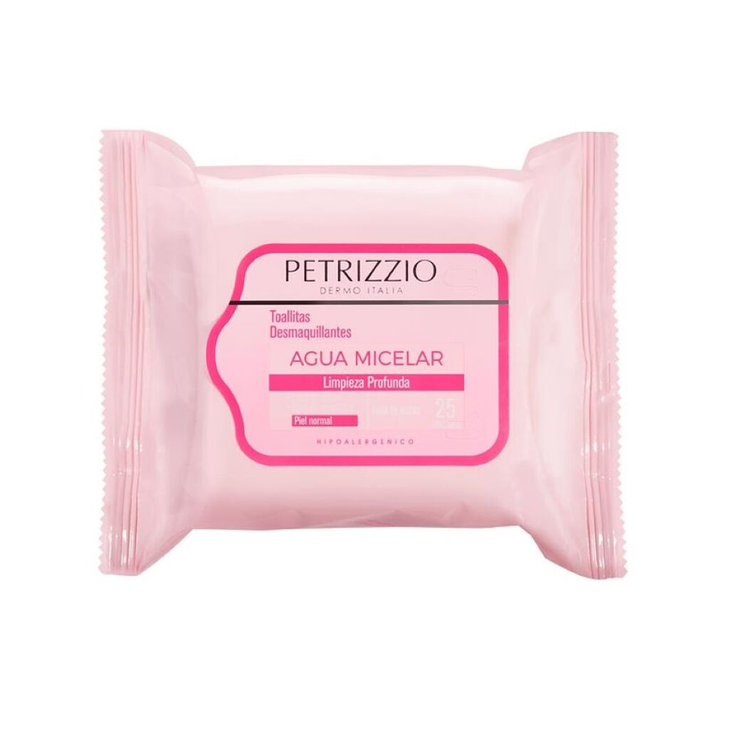 Petrizzio Toallitas Desmaquillantes Agua Micelar x 50 Unidades, , large image number 0